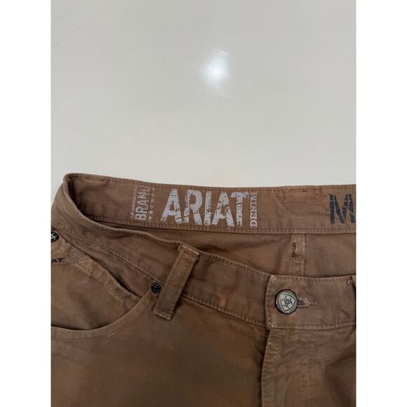 Ariat M4 Brown Low Rise Bootcut men's jeans 32x34 cowboy western ranch - Picture 9 of 9